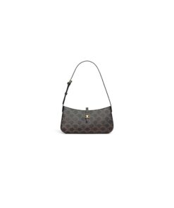 Celine TINA SHOULDER BAG IN Triomphe canvas