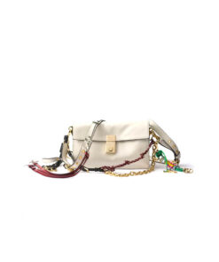 Prada Soft Sound small leather shoulder bag with charms(high-end grade)