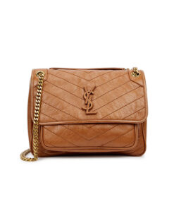 SAINT LAURENT NIKI MEDIUM IN CRINKLED VINTAGE LEATHER