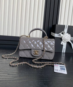 CHANEL Mini Classic Handbag With Top Handle