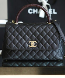 Chanel Large Flap Bag With Top Handle(HIGH-END GRADE)