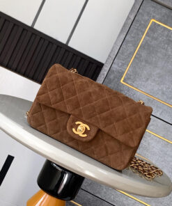 CHANEL SUEDE MINI FLAP BAG(HIGH-END GRADE)