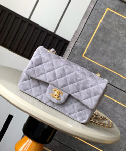 CHANEL SUEDE MINI FLAP BAG(HIGH-END GRADE)