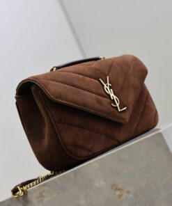 YSL LOULOU Small in MATELASSE suede(HIGH-END GRADE)