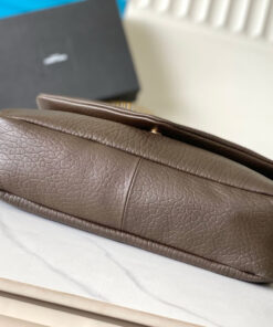 YSL Calypso large in grained lambskin
