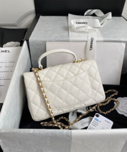 CHANEL Mini Classic Handbag With Top Handle(HIGH-END GRADE)