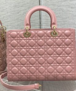 Dior Large Lady Dior Bag(HIGH-END GRADE)
