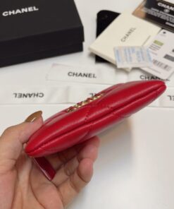 CHANEL 19 Zipper Coin Wallet