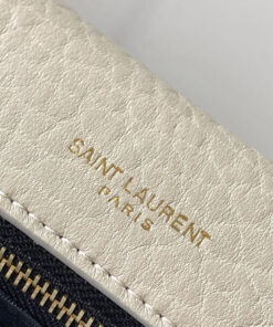 YSL Calypso large in grained lambskin