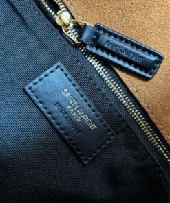 YSL PUFFER small in suede(HIGH-END GRADE)